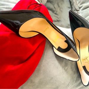 Christian Louboutin Patent Leather D’Orsay Heels